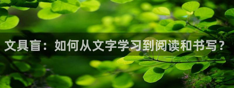 ag九游會網(wǎng)址大全：文具盲：如何從文字學